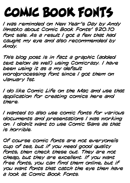 free comic life for mac